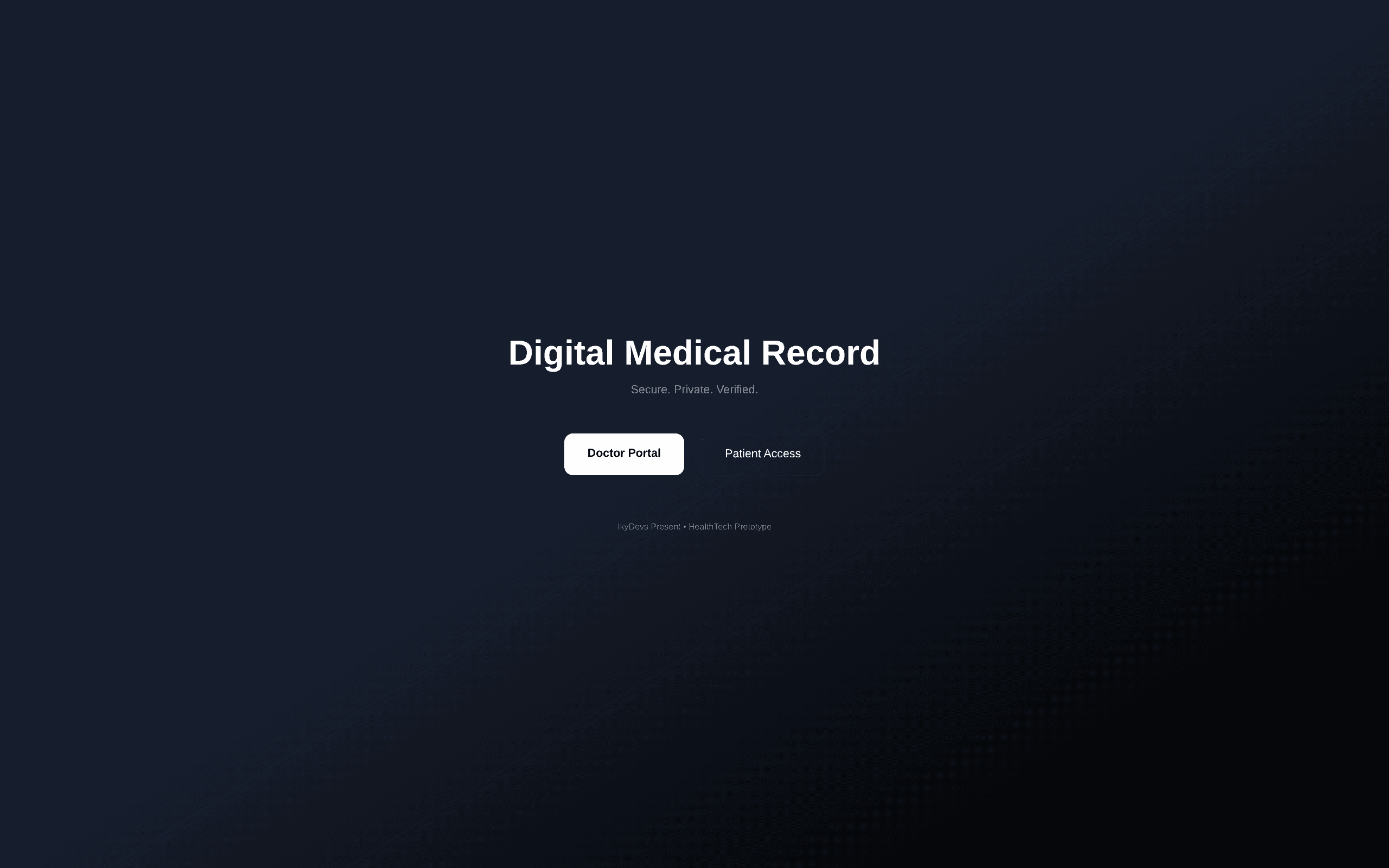 DIGITAL MEDICAL RECORD SYSTEM
